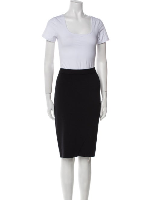 St. John Crystal Embellishments Skirt Set