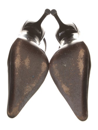 St. John Patent Leather Slingback Pumps