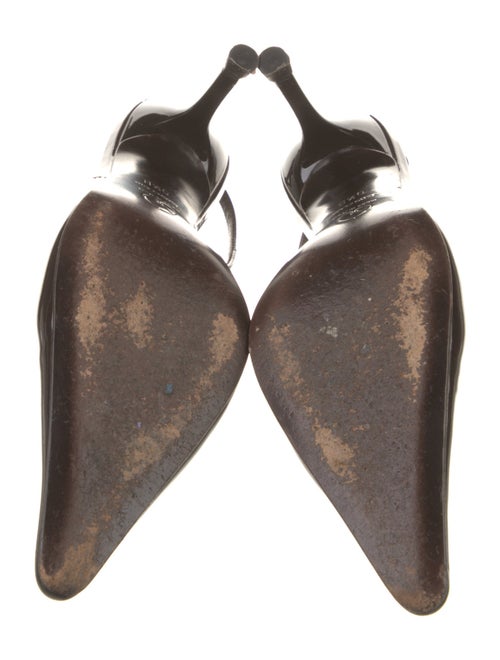 St. John Patent Leather Slingback Pumps