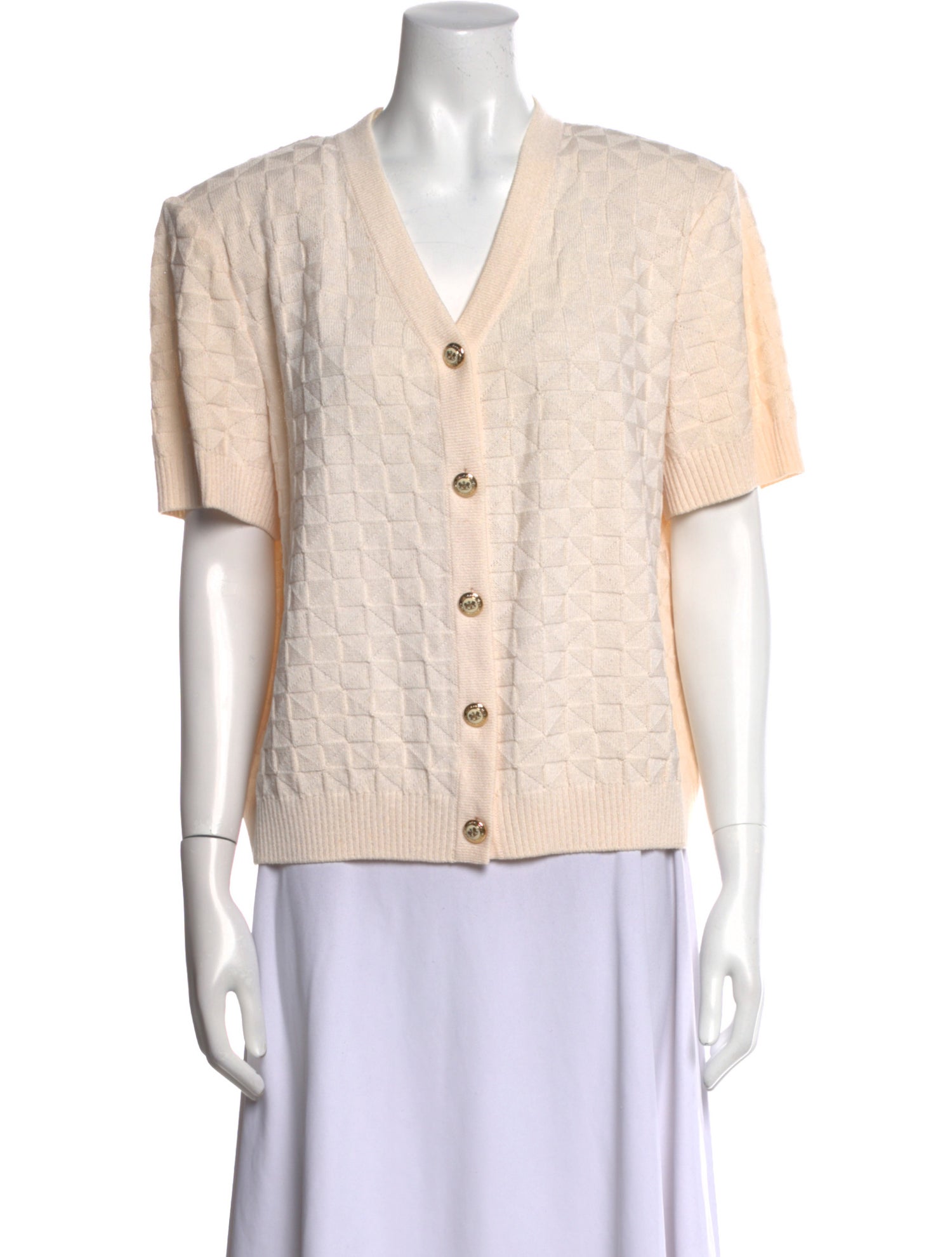 St. John Wool V-Neck Sweater