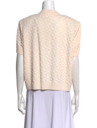 St. John Wool V-Neck Sweater