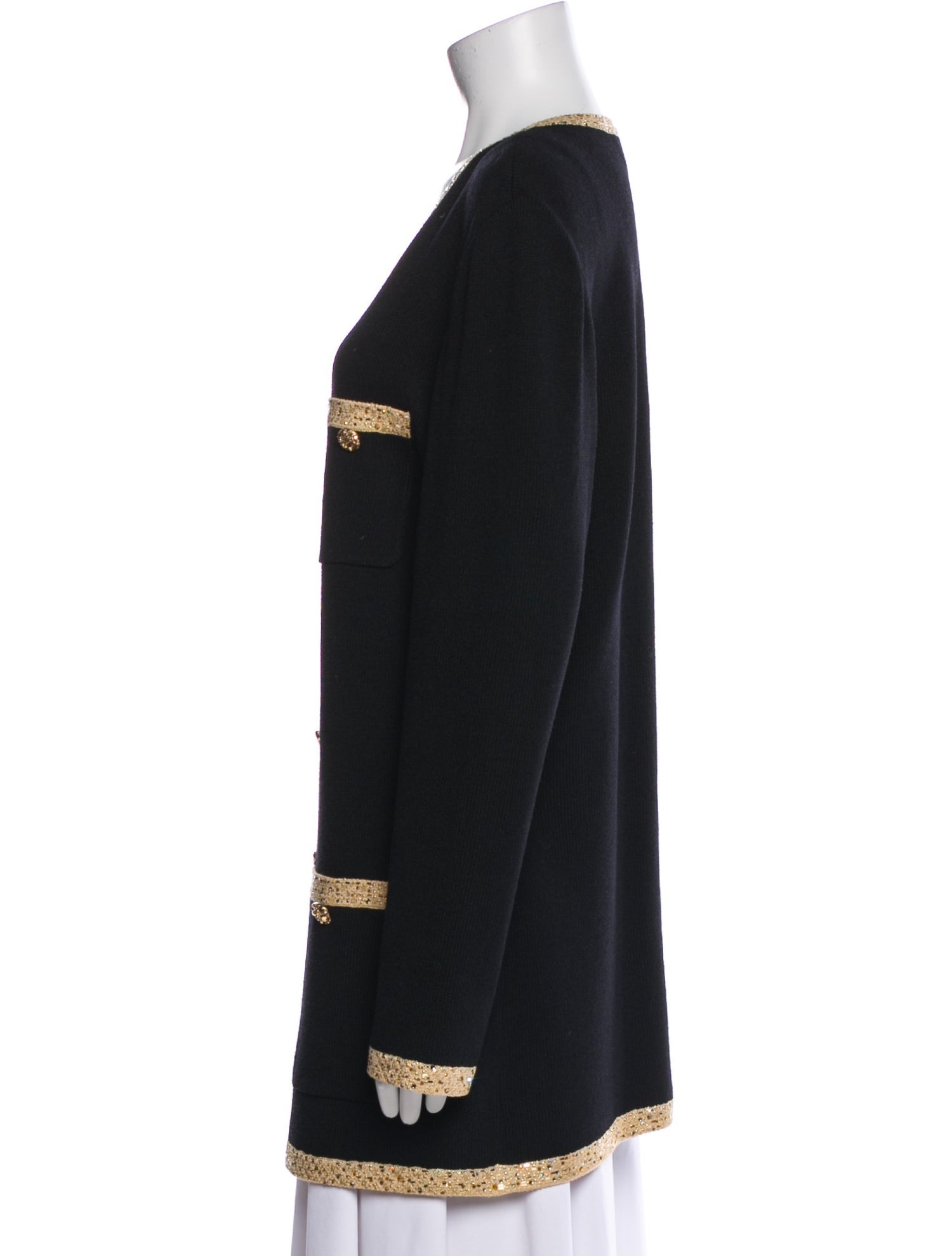 St. John Colorblock Pattern Evening Jacket