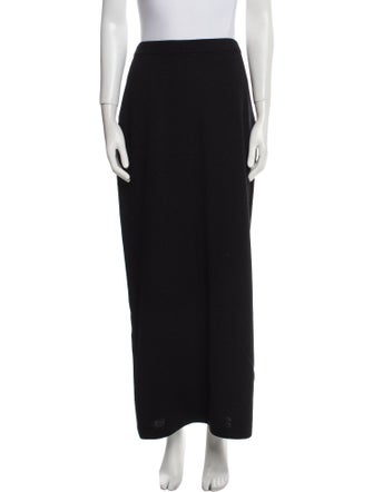 St. John Cutout Accent Midi Length Skirt