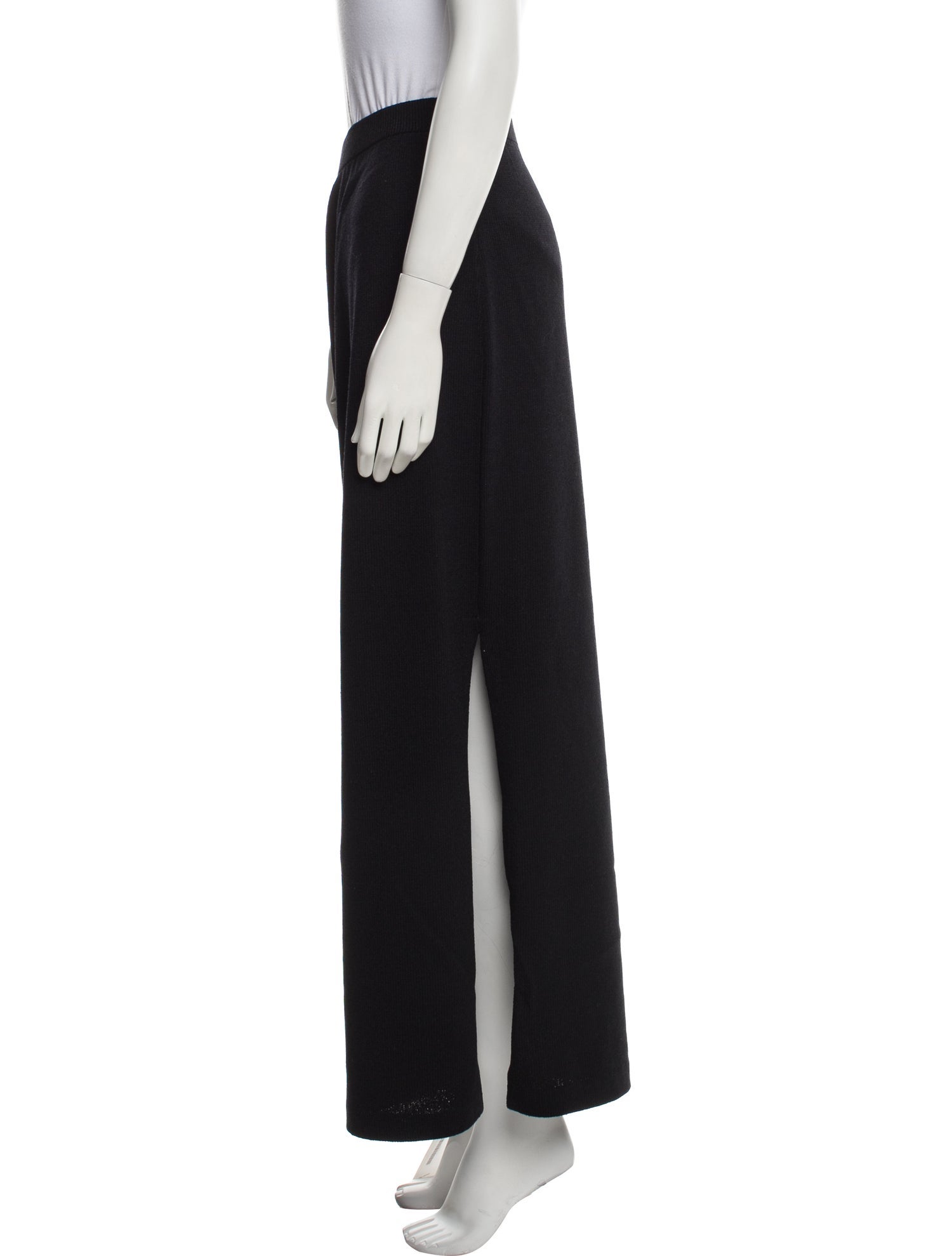 St. John Cutout Accent Midi Length Skirt