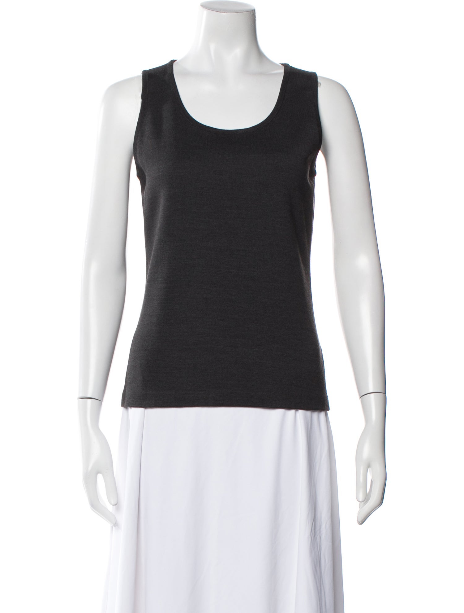 St. John Wool Scoop Neck Sweater w/ Tags