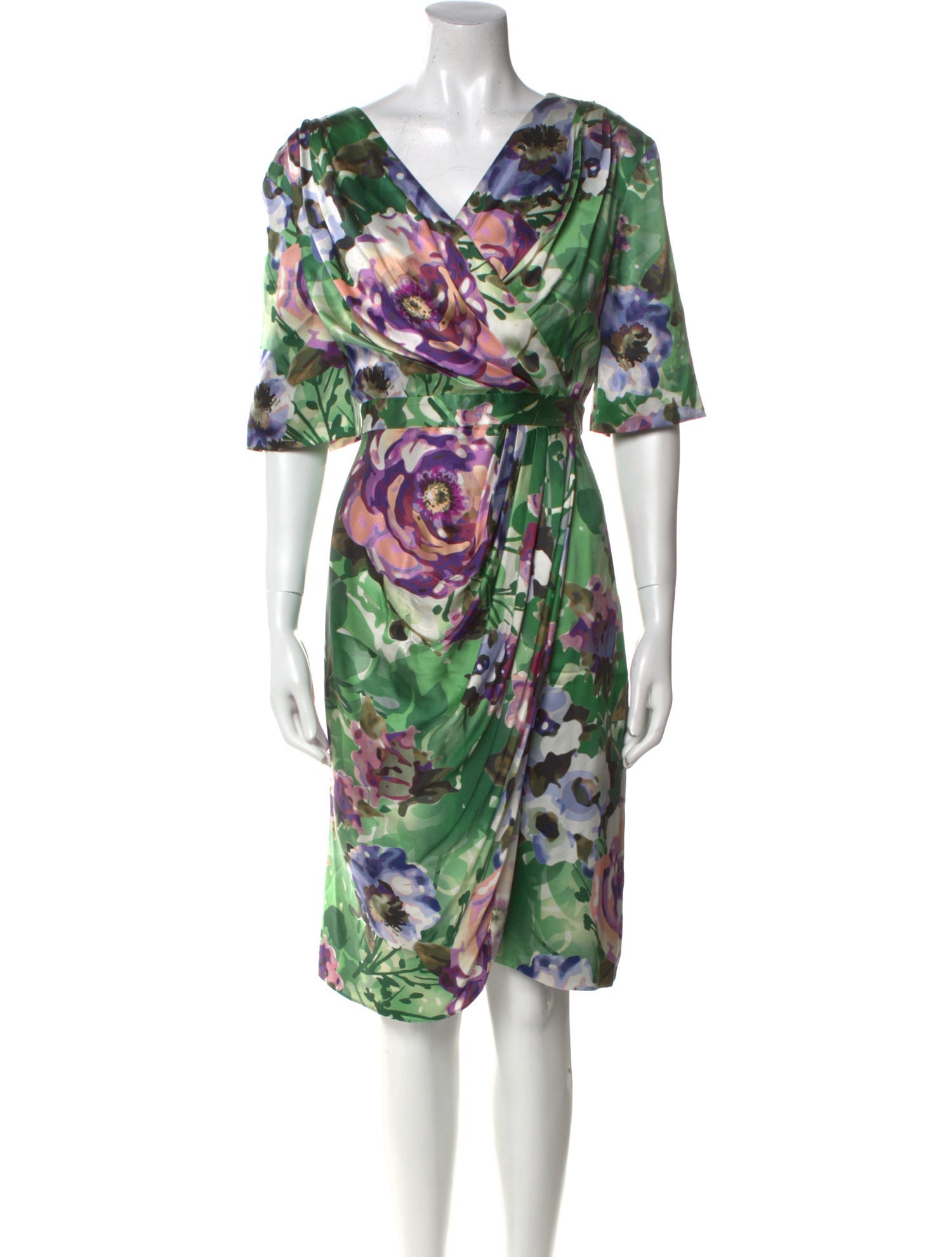 St. John Silk Mini Dress