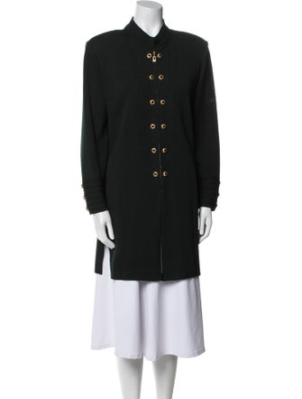 St. John Collection Wool Mock Neck Sweater