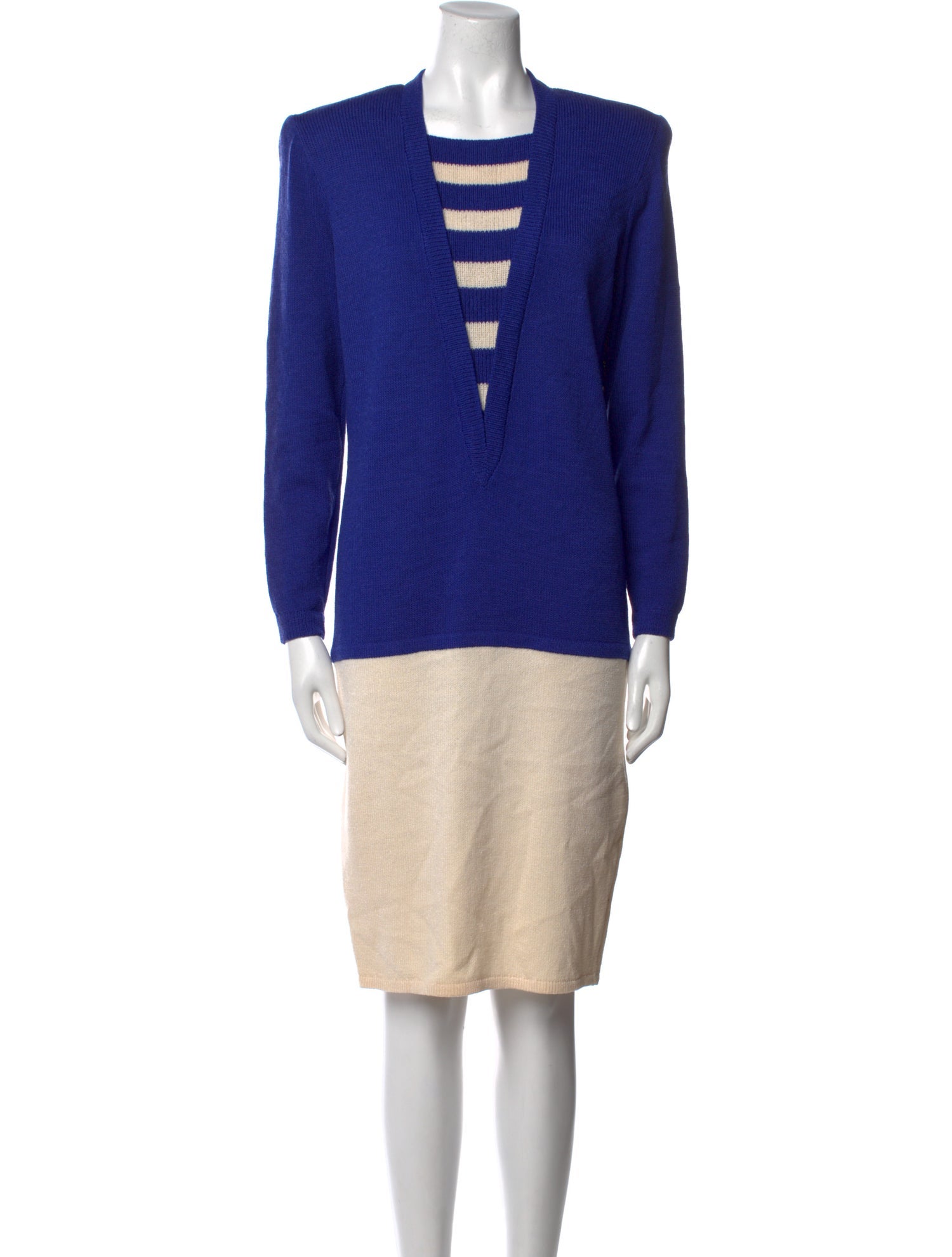 St. John Vintage Knee-Length Dress