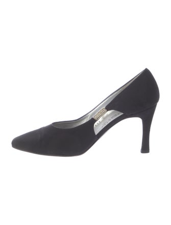 St. John Crystal Embellishments D'Orsay Pumps
