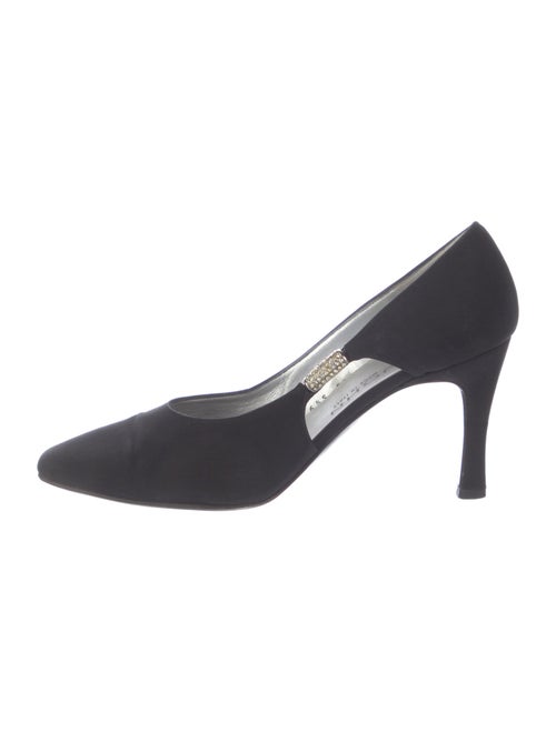 St. John Crystal Embellishments D'Orsay Pumps