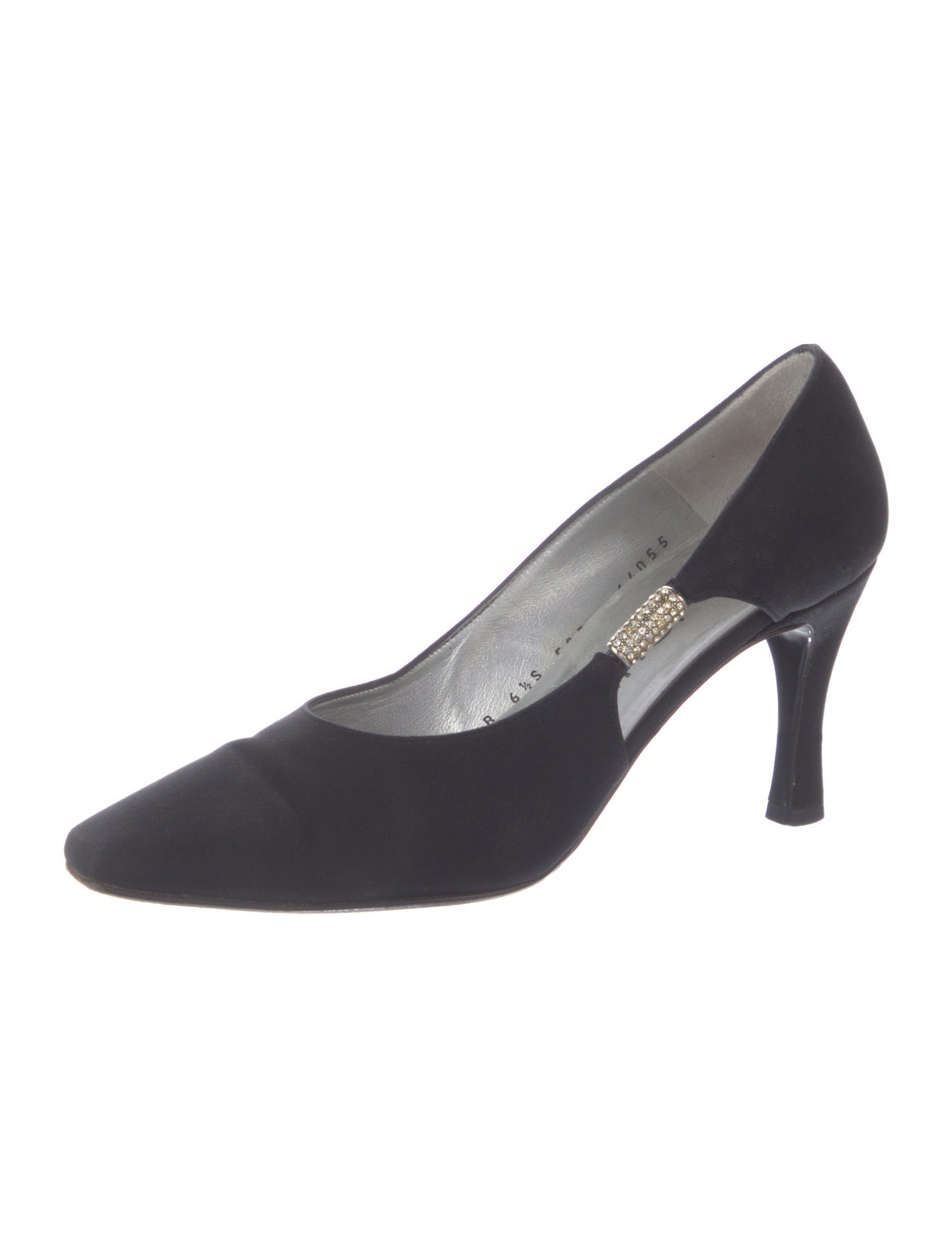 St. John Crystal Embellishments D'Orsay Pumps