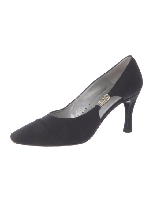 St. John Crystal Embellishments D'Orsay Pumps