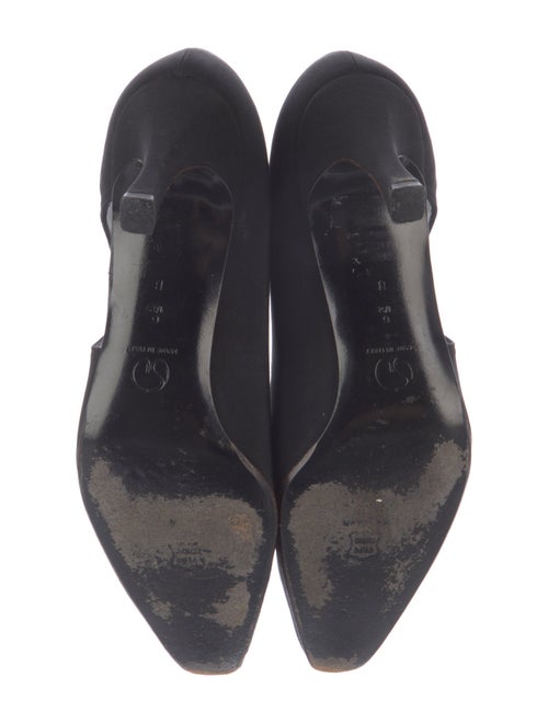 St. John Crystal Embellishments D'Orsay Pumps