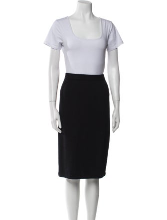 St. John Crystal Embellishments Skirt Set