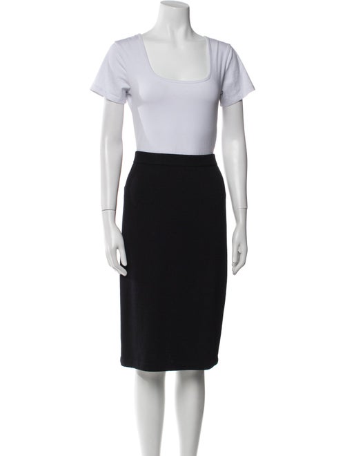 St. John Crystal Embellishments Skirt Set