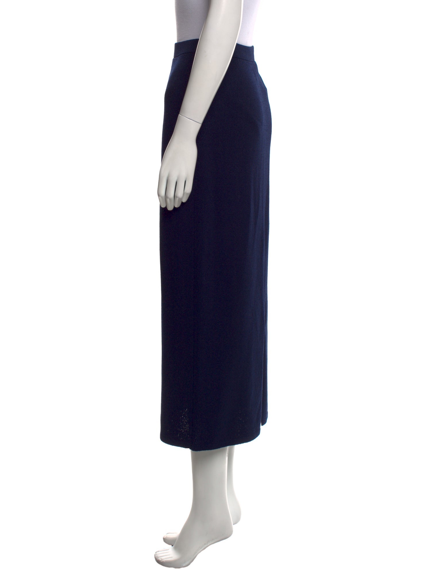 St. John Cutout Accent Long Skirt