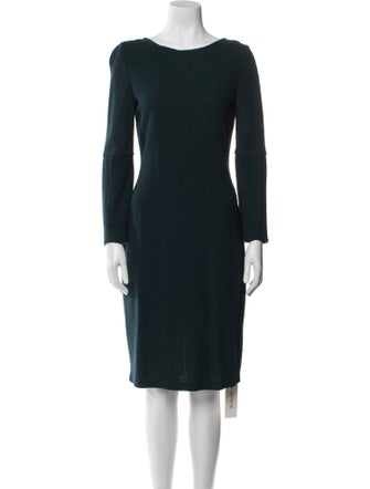 St. John Wool Knee-Length Dress