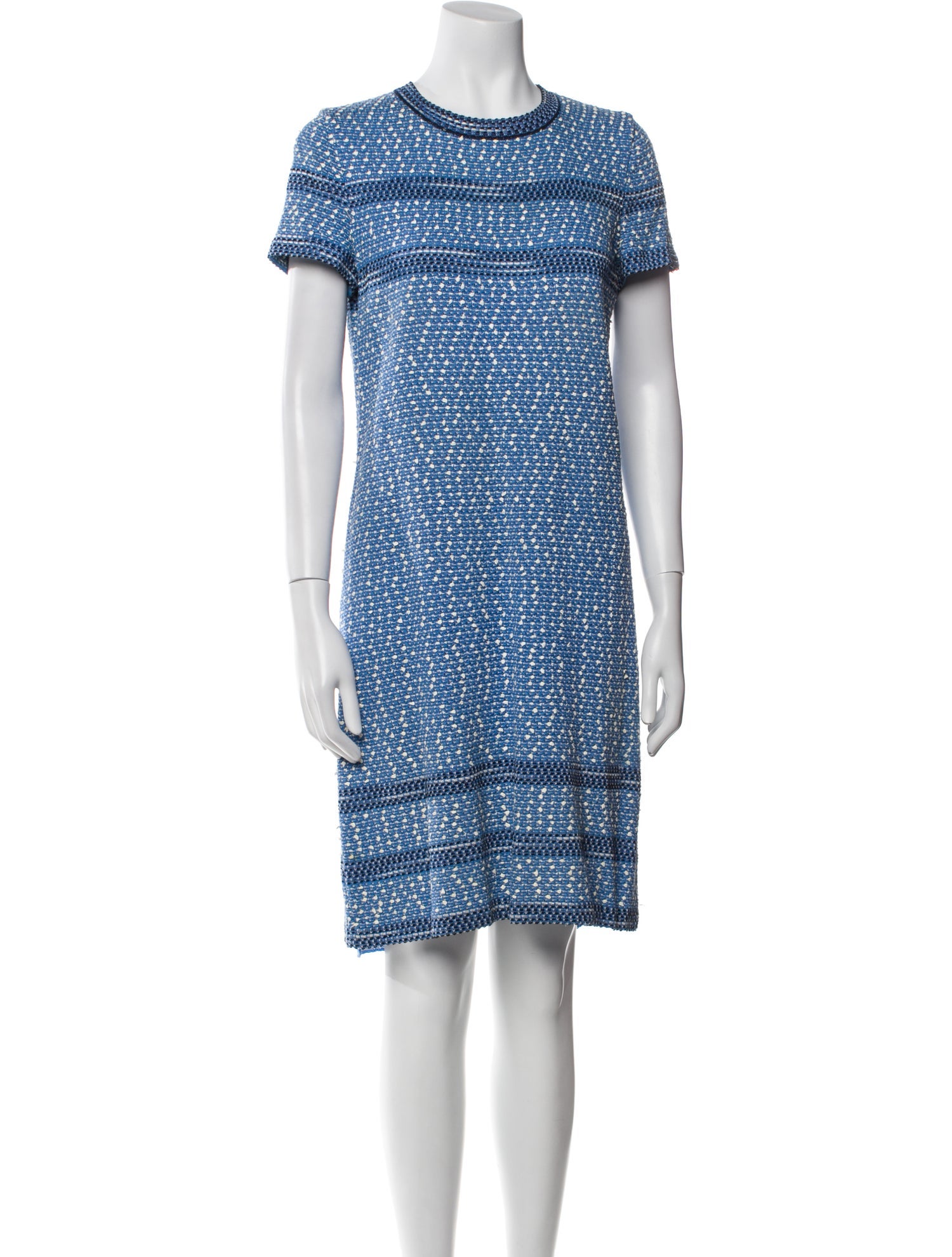 St. John Printed Knee-Length Dress