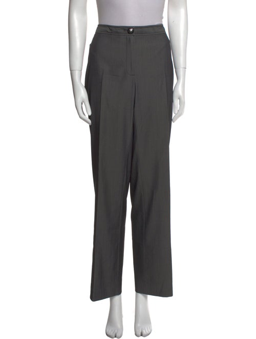 St. John Merino Wool Wide Leg Pants