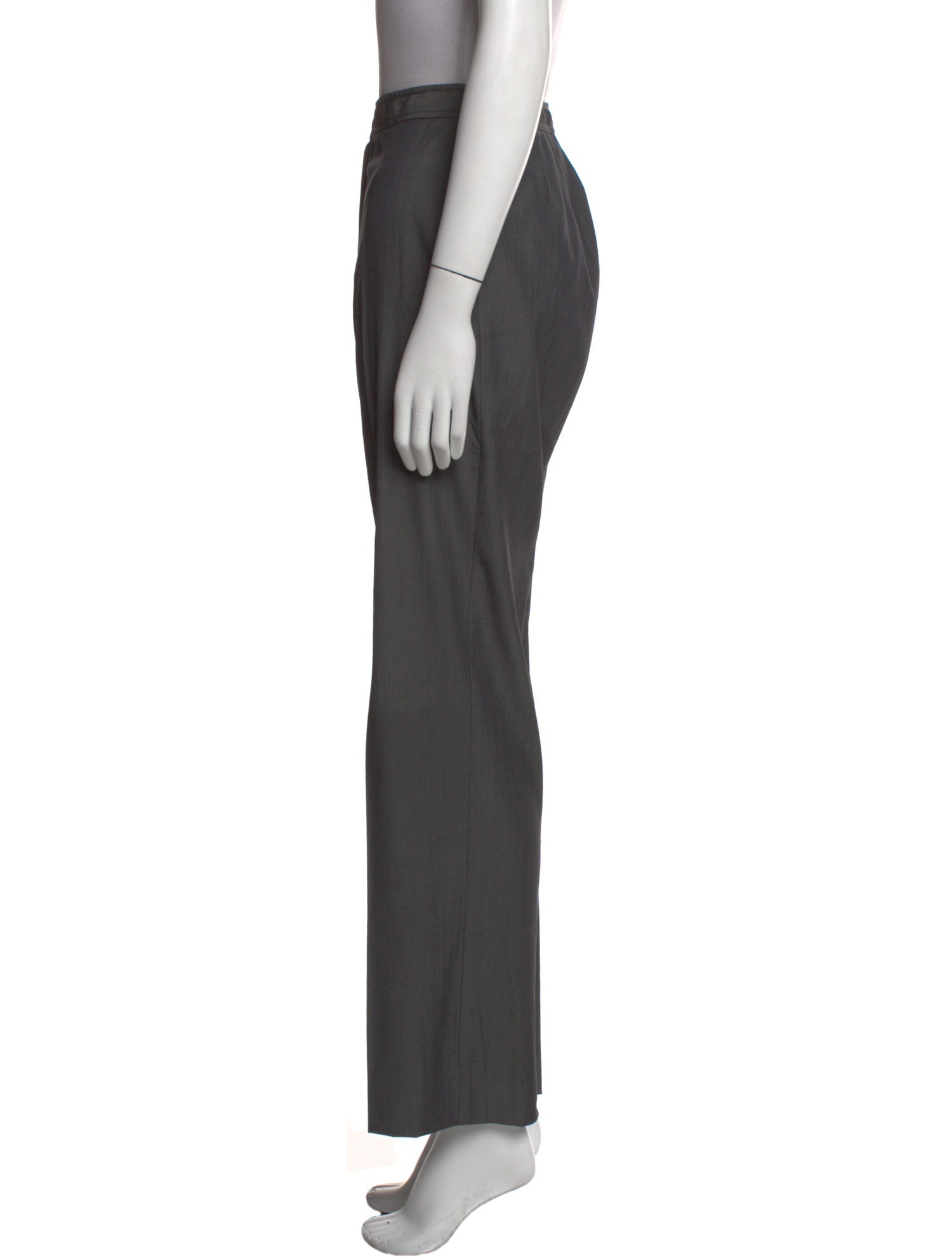 St. John Merino Wool Wide Leg Pants