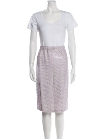 St. John Evening Crystal Embellishments Skirt Set