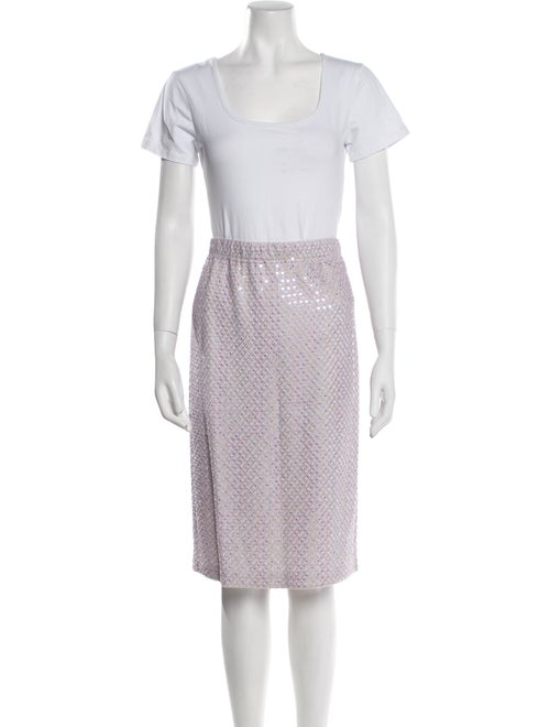 St. John Evening Crystal Embellishments Skirt Set