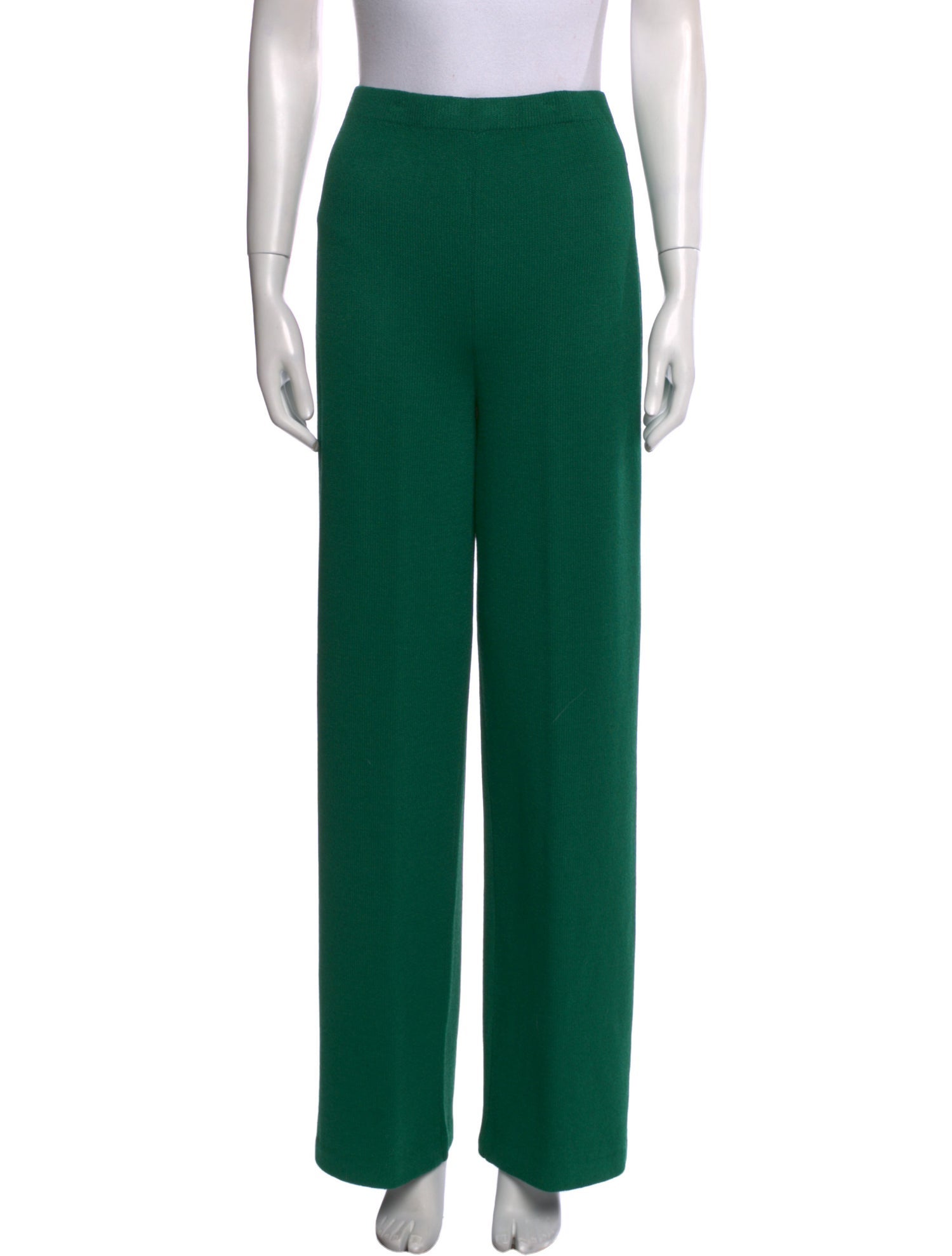 St. John Collection Wool Wide Leg Pants