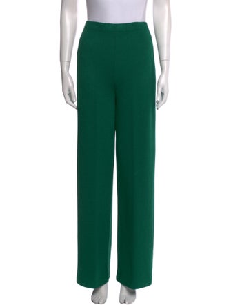 St. John Collection Wool Wide Leg Pants