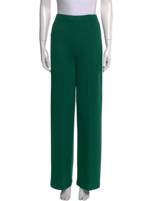 St. John Collection Wool Wide Leg Pants