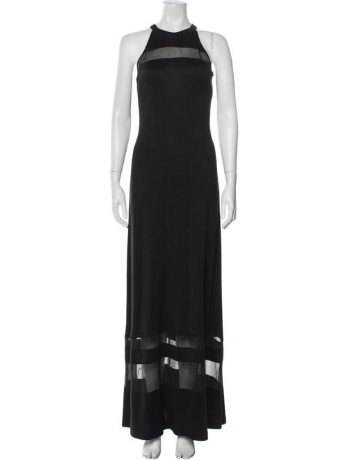 St. John Crew Neck Long Dress
