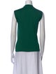St. John Wool Mock Neck Top