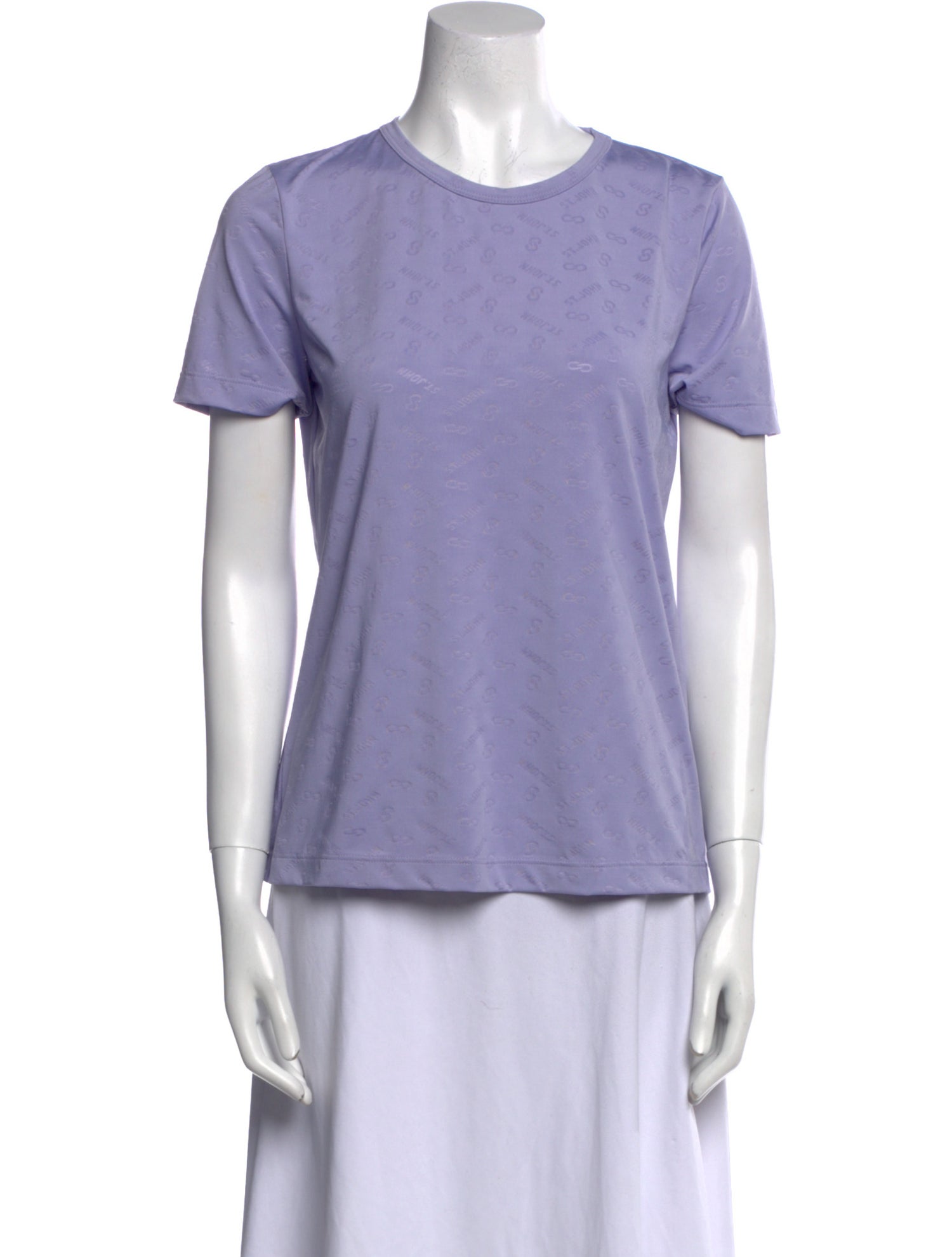 St. John Crew Neck Short Sleeve T-Shirt