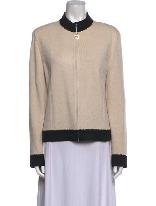 St. John Mock Neck Long Sleeve Sweatshirt