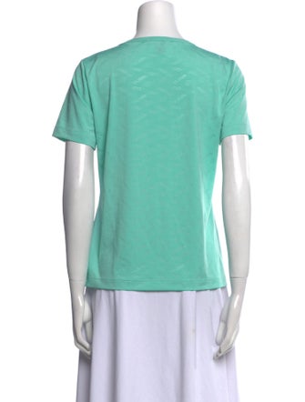 St. John Crew Neck Short Sleeve T-Shirt