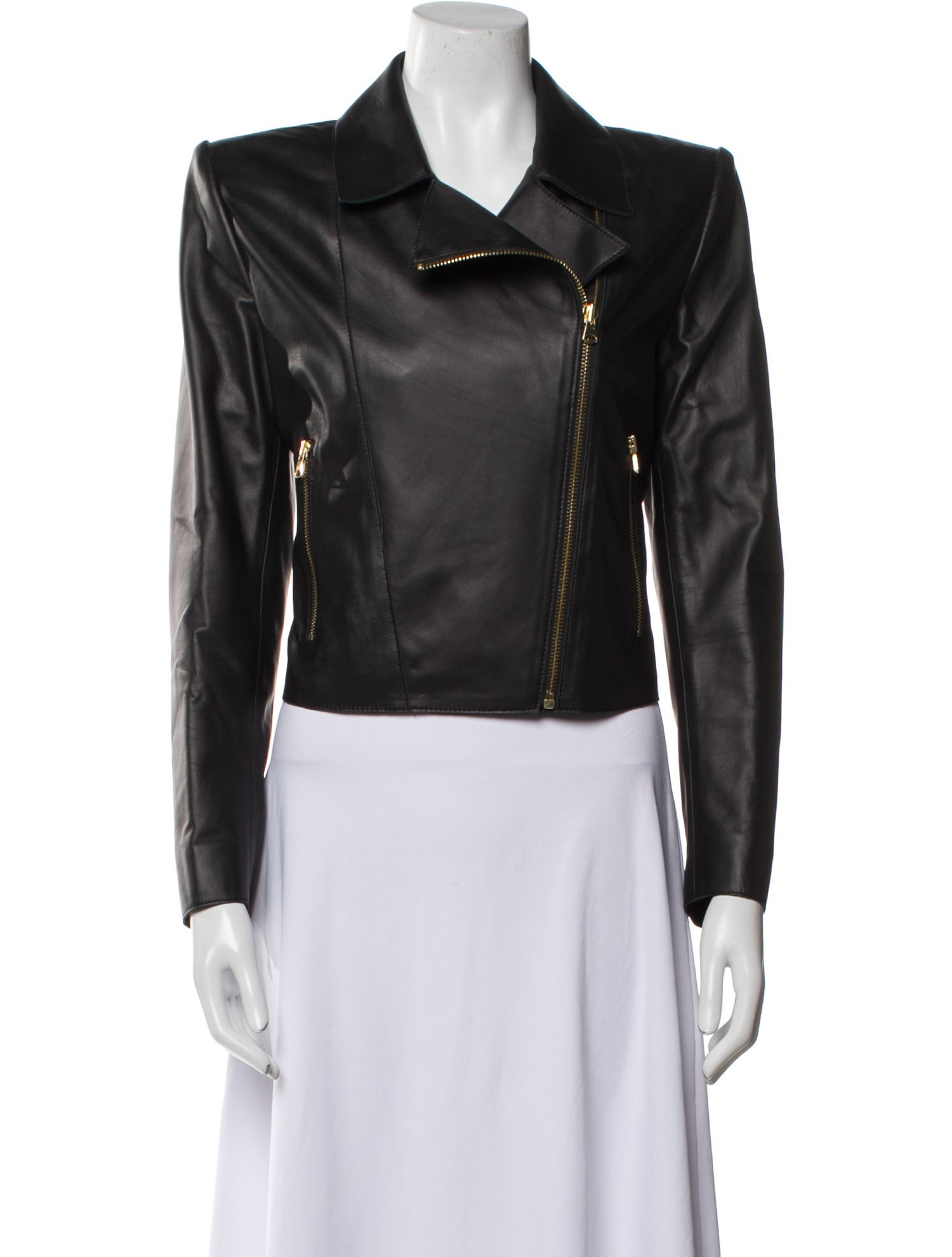 St. John Leather Biker Jacket