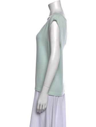St. John Wool Scoop Neck Top