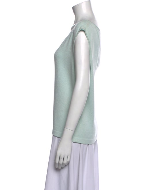 St. John Wool Scoop Neck Top