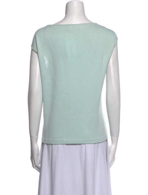 St. John Wool Scoop Neck Top