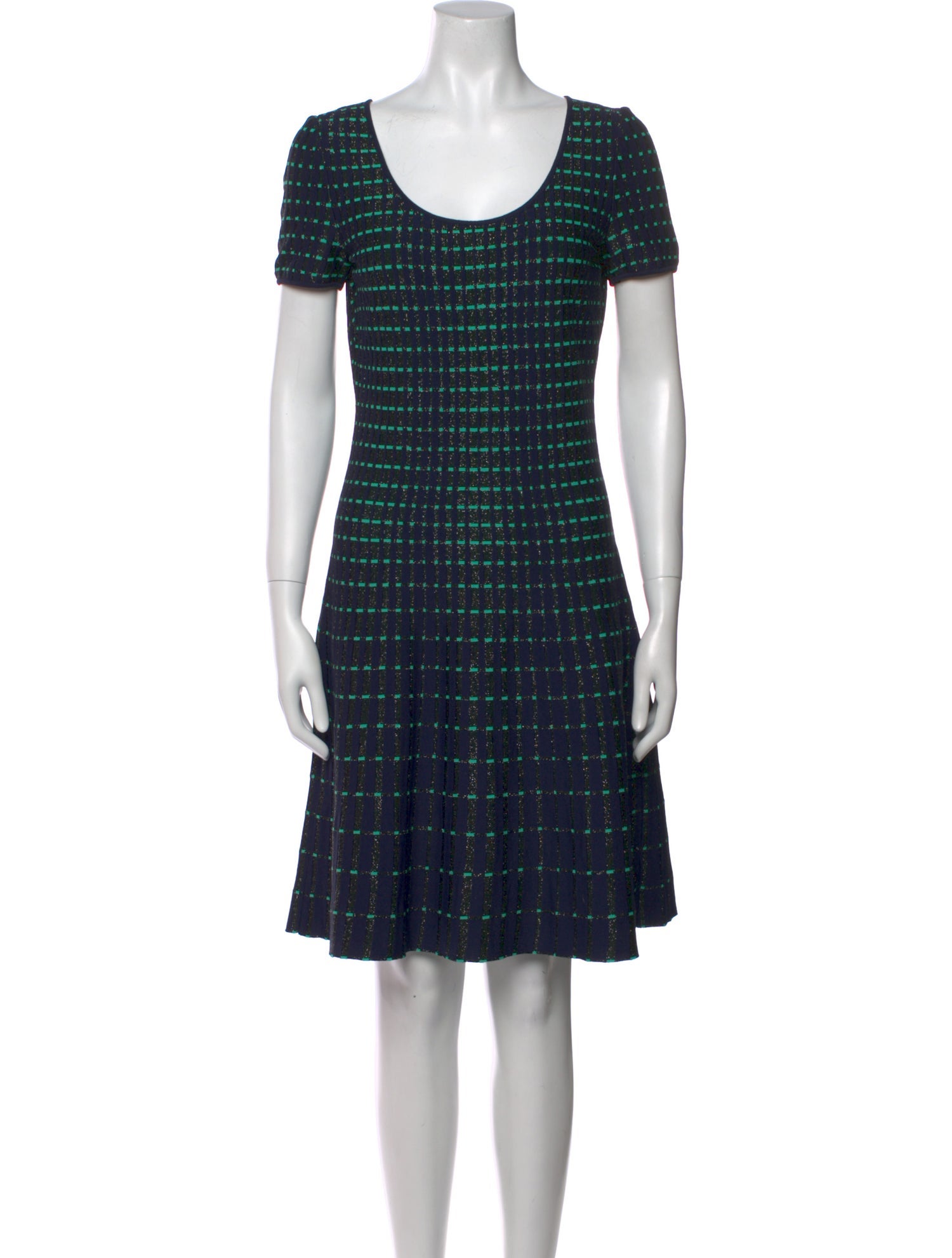 St. John Striped Mini Dress