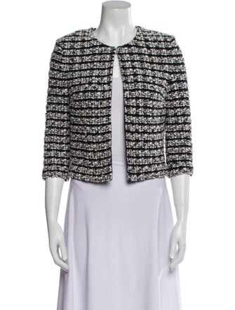 St. John Tweed Pattern Evening Jacket