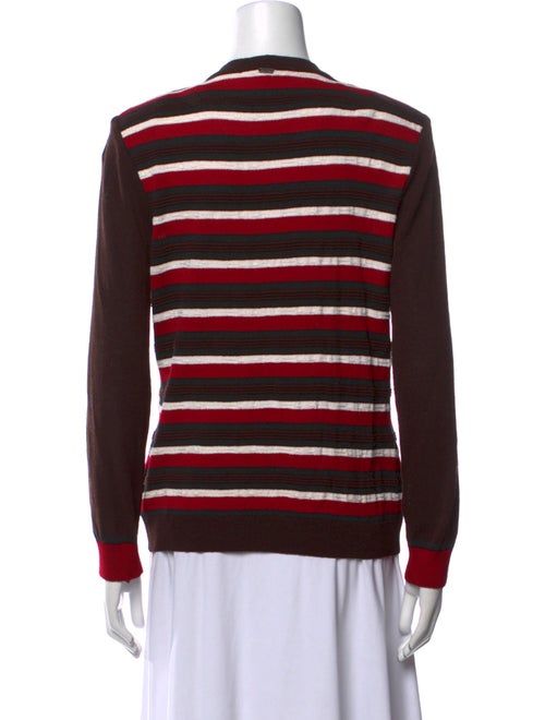 St. John Wool Striped Sweater