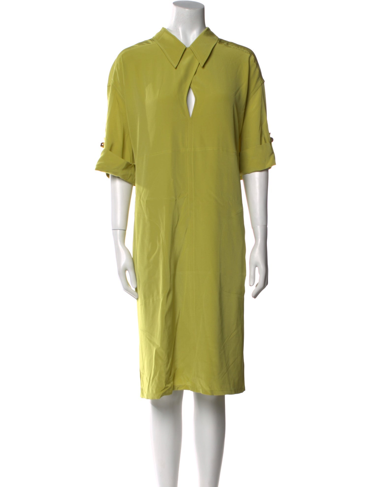 St. John Silk Knee-Length Dress w/ Tags