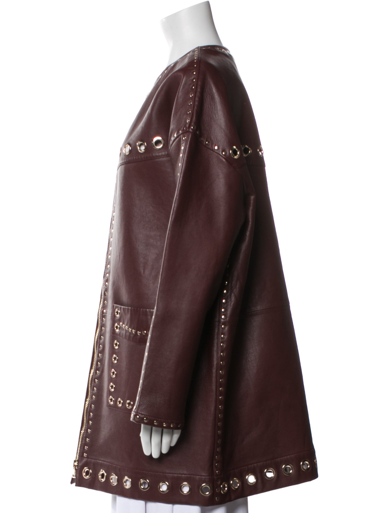 St. John Leather Evening Jacket