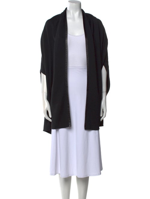 St. John Wool Open Front Sweater