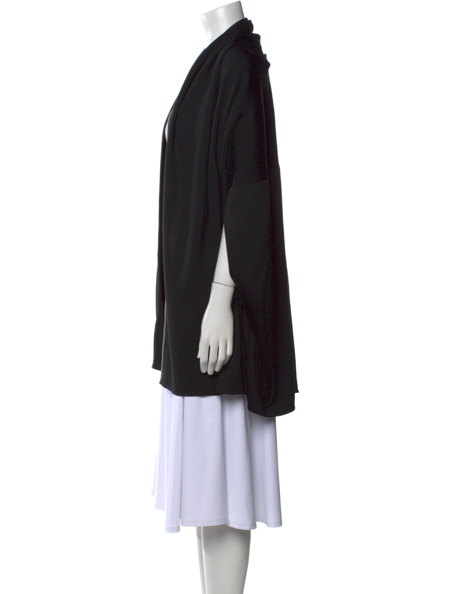 St. John Wool Open Front Sweater