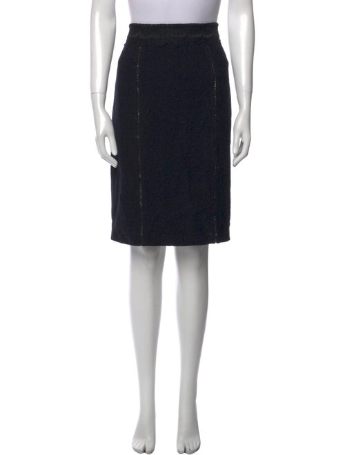 St. John Sequin Embellishments Knee-Length Skirt