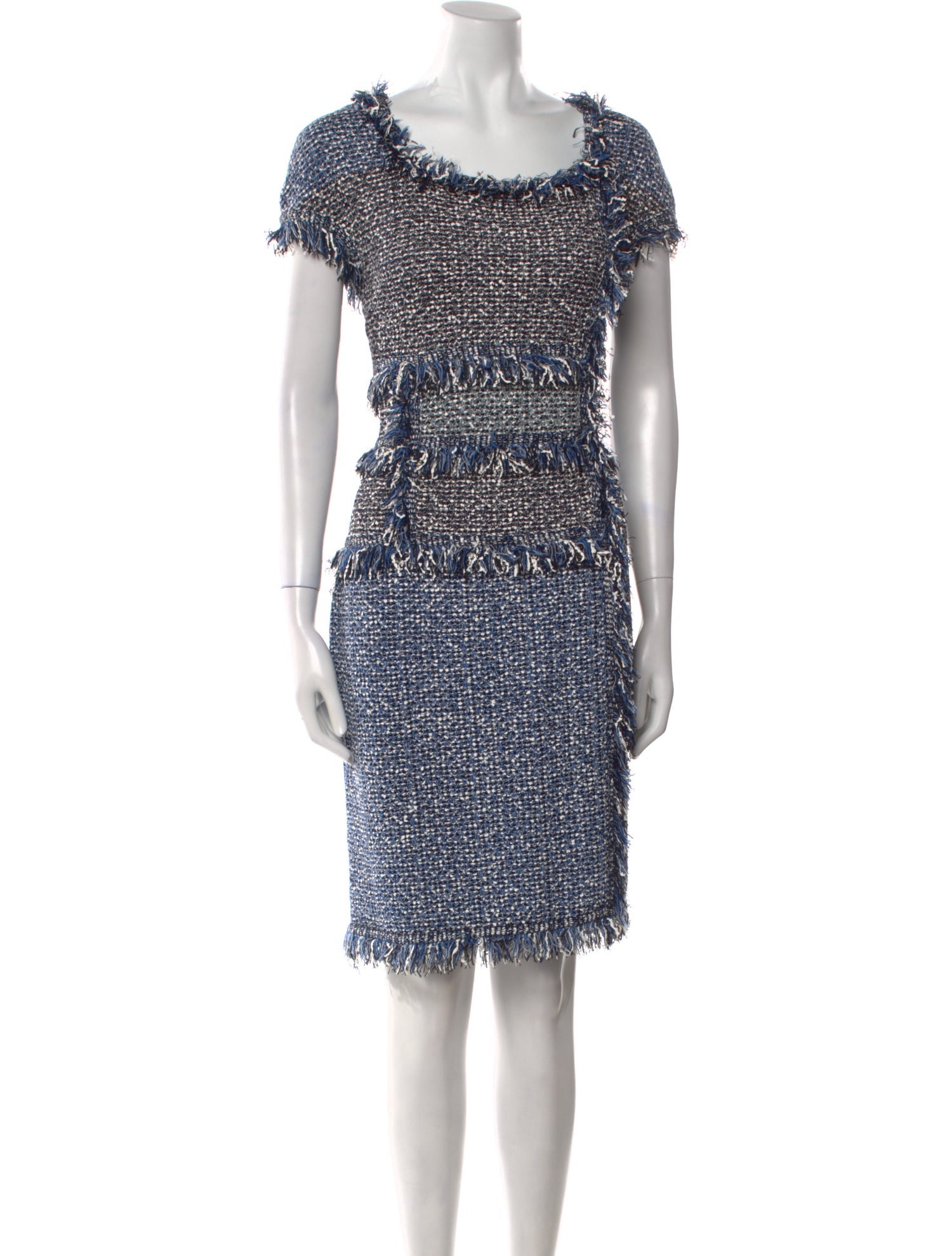 St. John Printed Knee-Length Dress