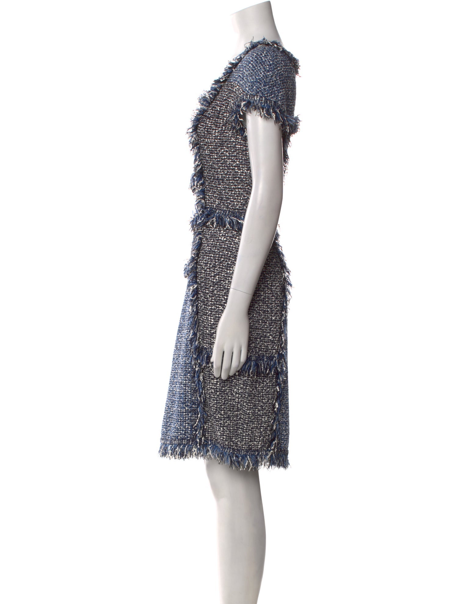 St. John Printed Knee-Length Dress