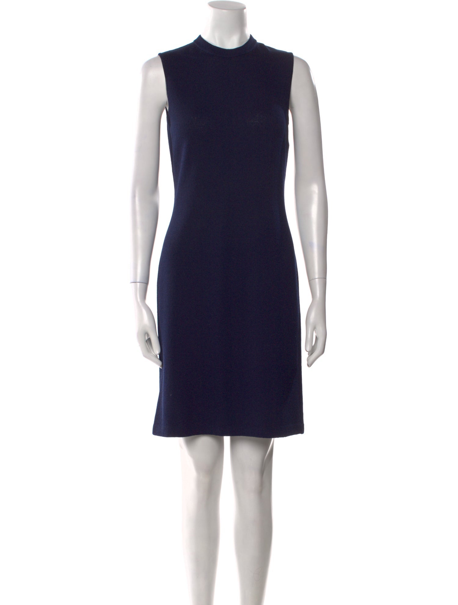 St. John Crew Neck Mini Dress