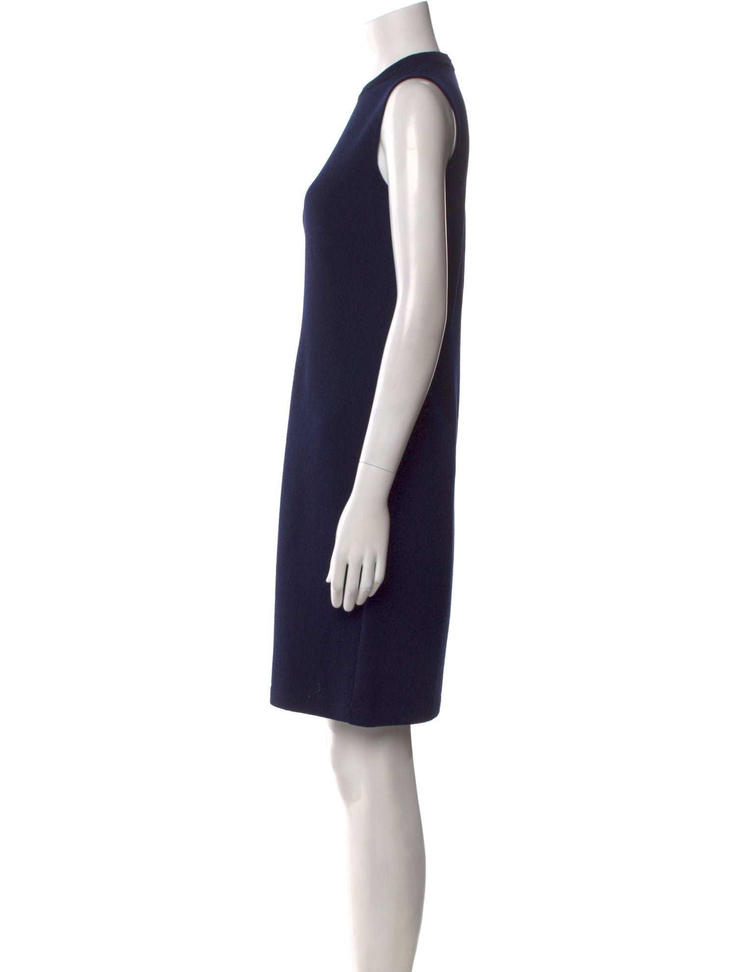 St. John Crew Neck Mini Dress